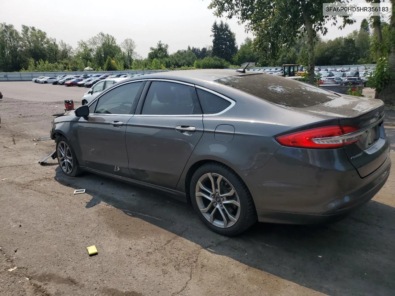 2017 Ford Fusion Se VIN: 3FA6P0HD5HR356183 Lot: 66434654