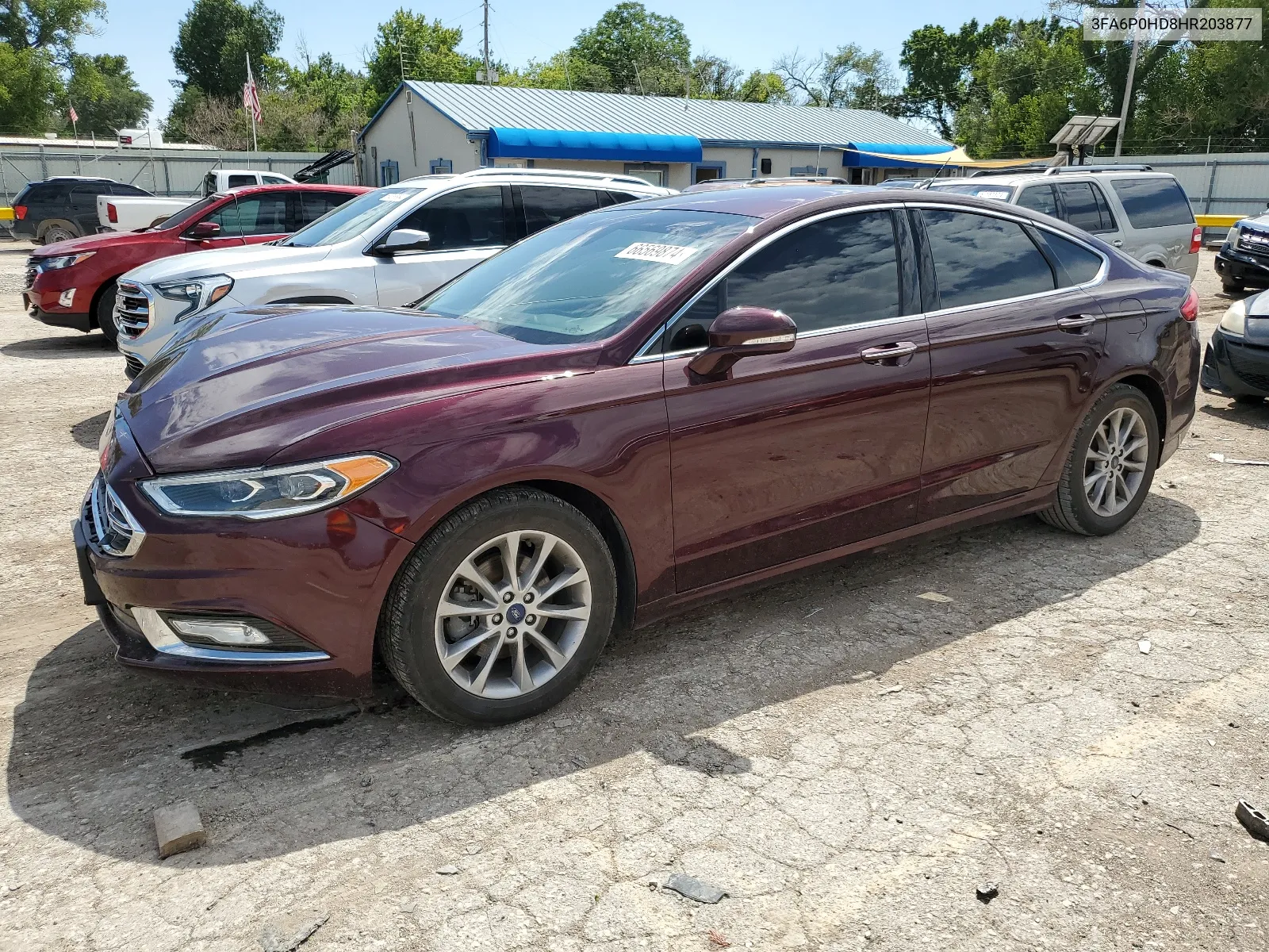 3FA6P0HD8HR203877 2017 Ford Fusion Se