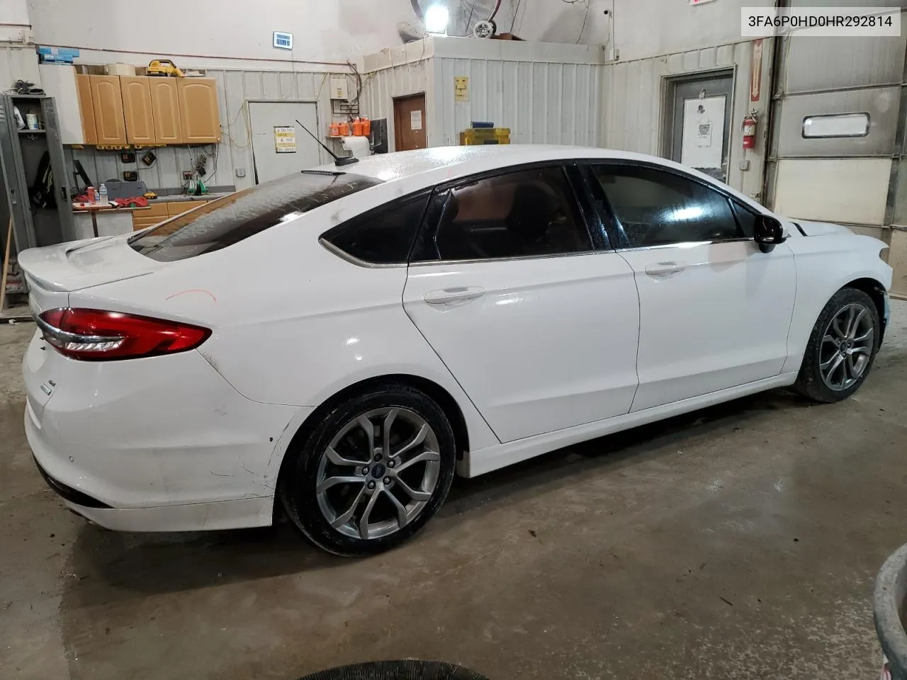 2017 Ford Fusion Se VIN: 3FA6P0HD0HR292814 Lot: 66760323