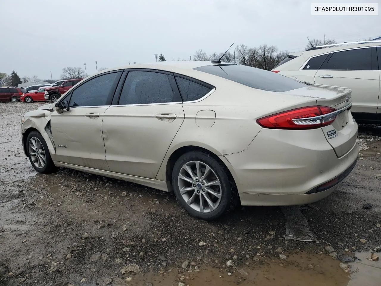 2017 Ford Fusion Se Hybrid VIN: 3FA6P0LU1HR301995 Lot: 67050834