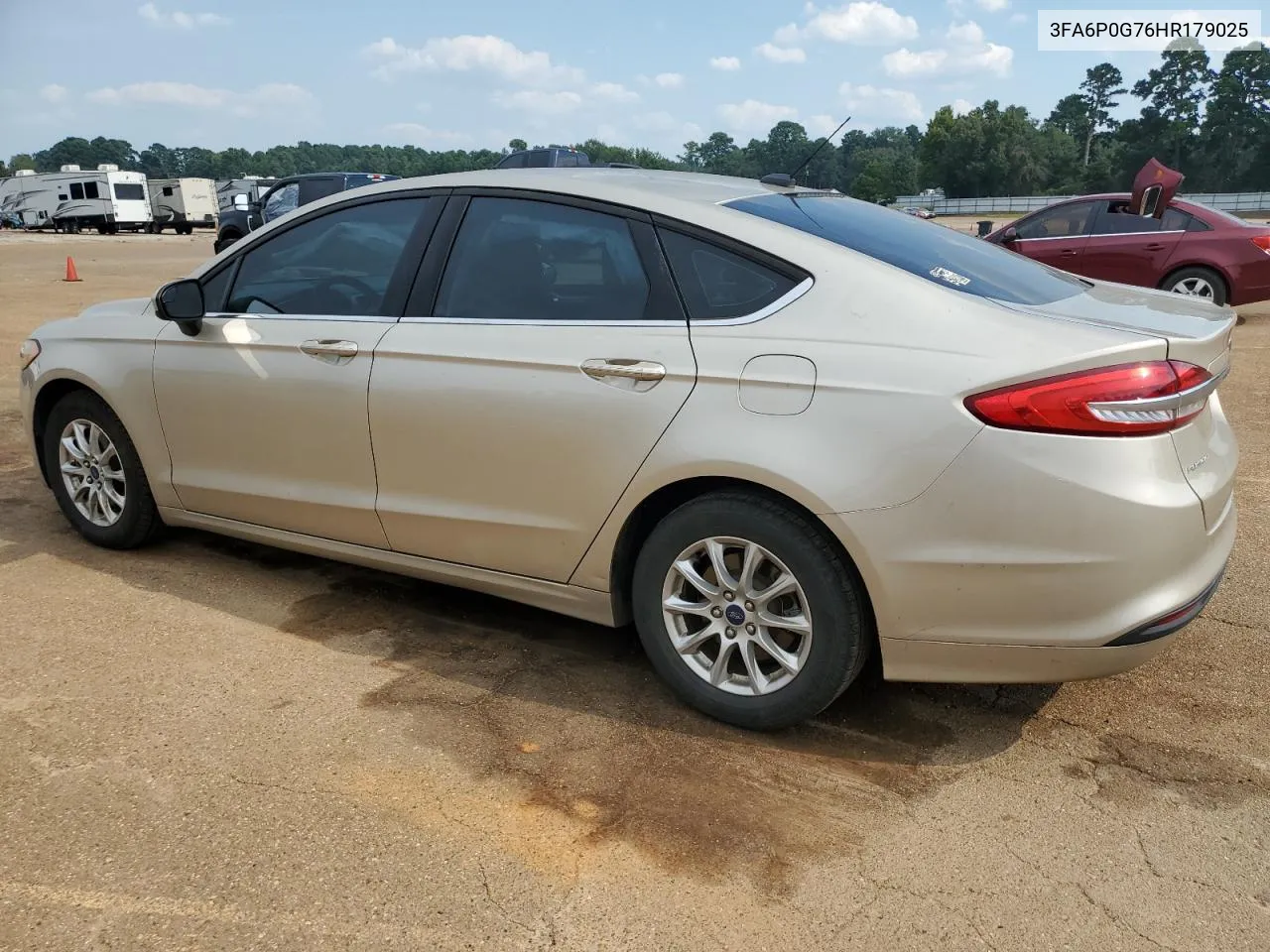 2017 Ford Fusion S VIN: 3FA6P0G76HR179025 Lot: 67244584