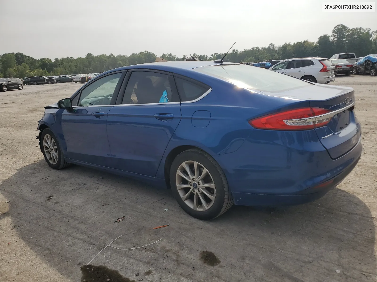 2017 Ford Fusion Se VIN: 3FA6P0H7XHR218892 Lot: 67557634