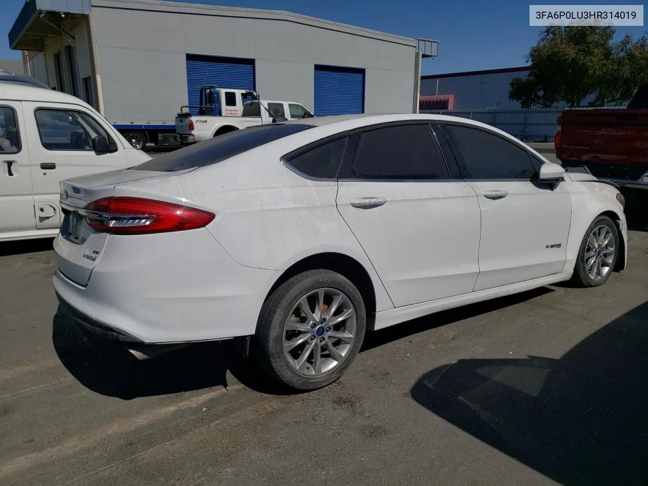 2017 Ford Fusion Se Hybrid VIN: 3FA6P0LU3HR314019 Lot: 67803864