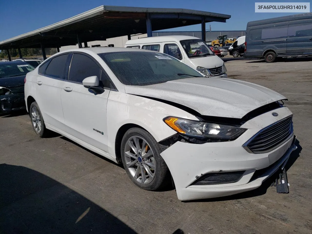 2017 Ford Fusion Se Hybrid VIN: 3FA6P0LU3HR314019 Lot: 67803864