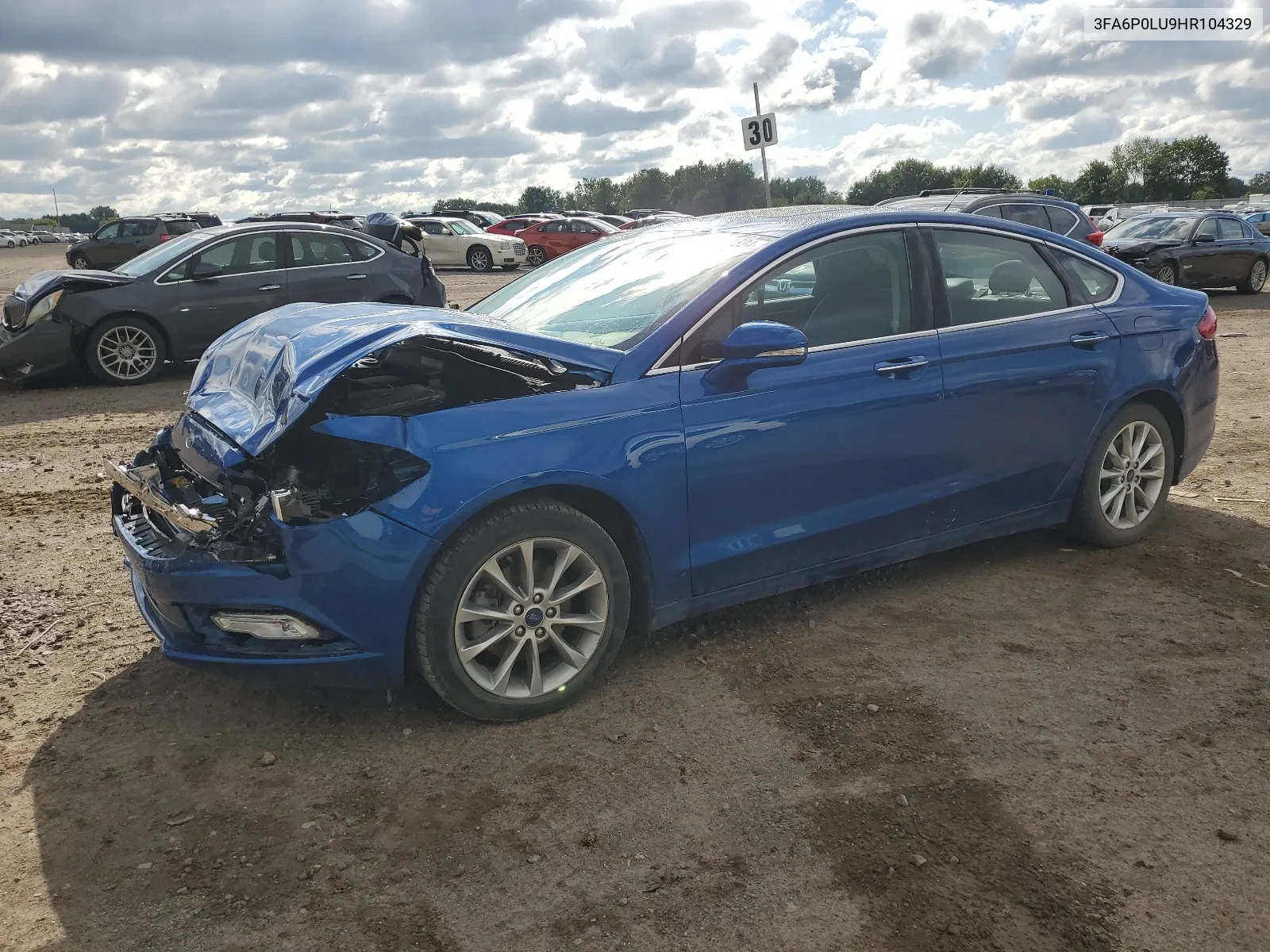 3FA6P0LU9HR104329 2017 Ford Fusion Se Hybrid