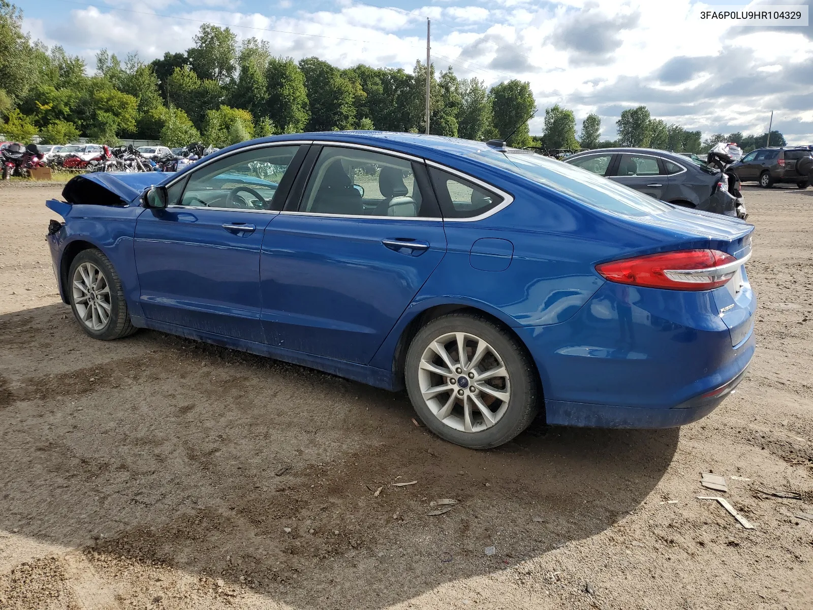 2017 Ford Fusion Se Hybrid VIN: 3FA6P0LU9HR104329 Lot: 67851324