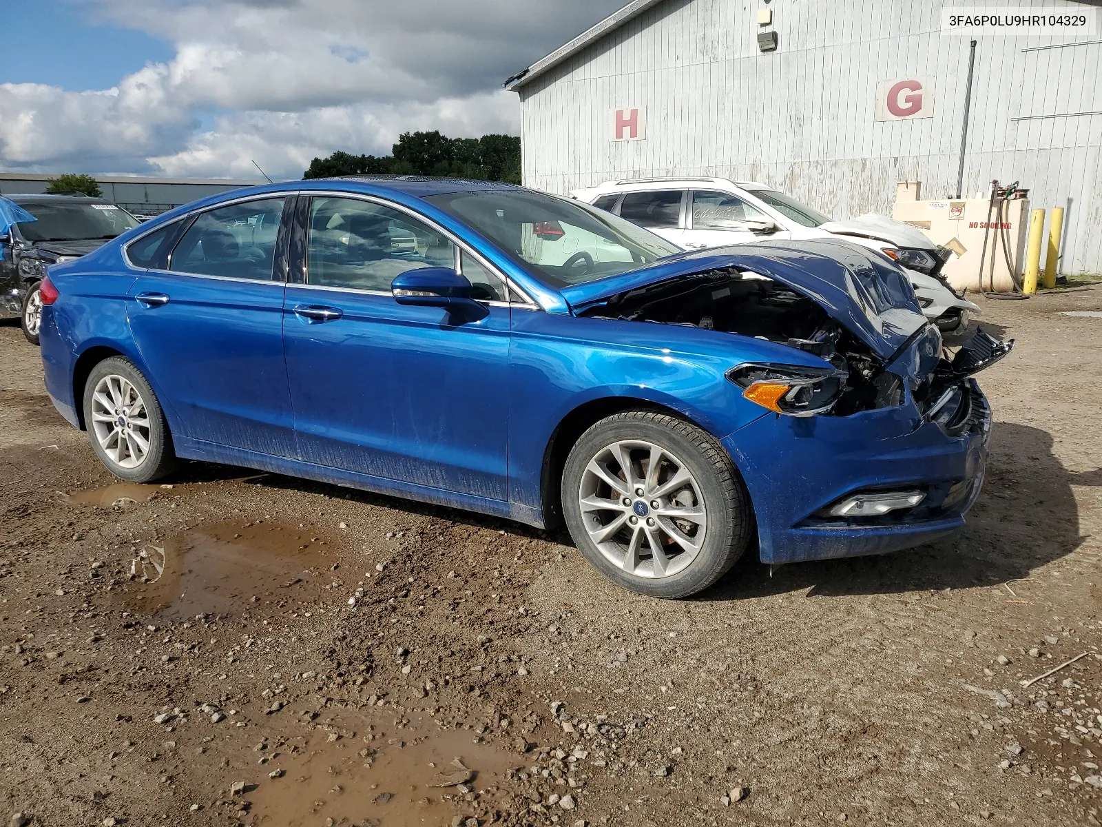 2017 Ford Fusion Se Hybrid VIN: 3FA6P0LU9HR104329 Lot: 67851324