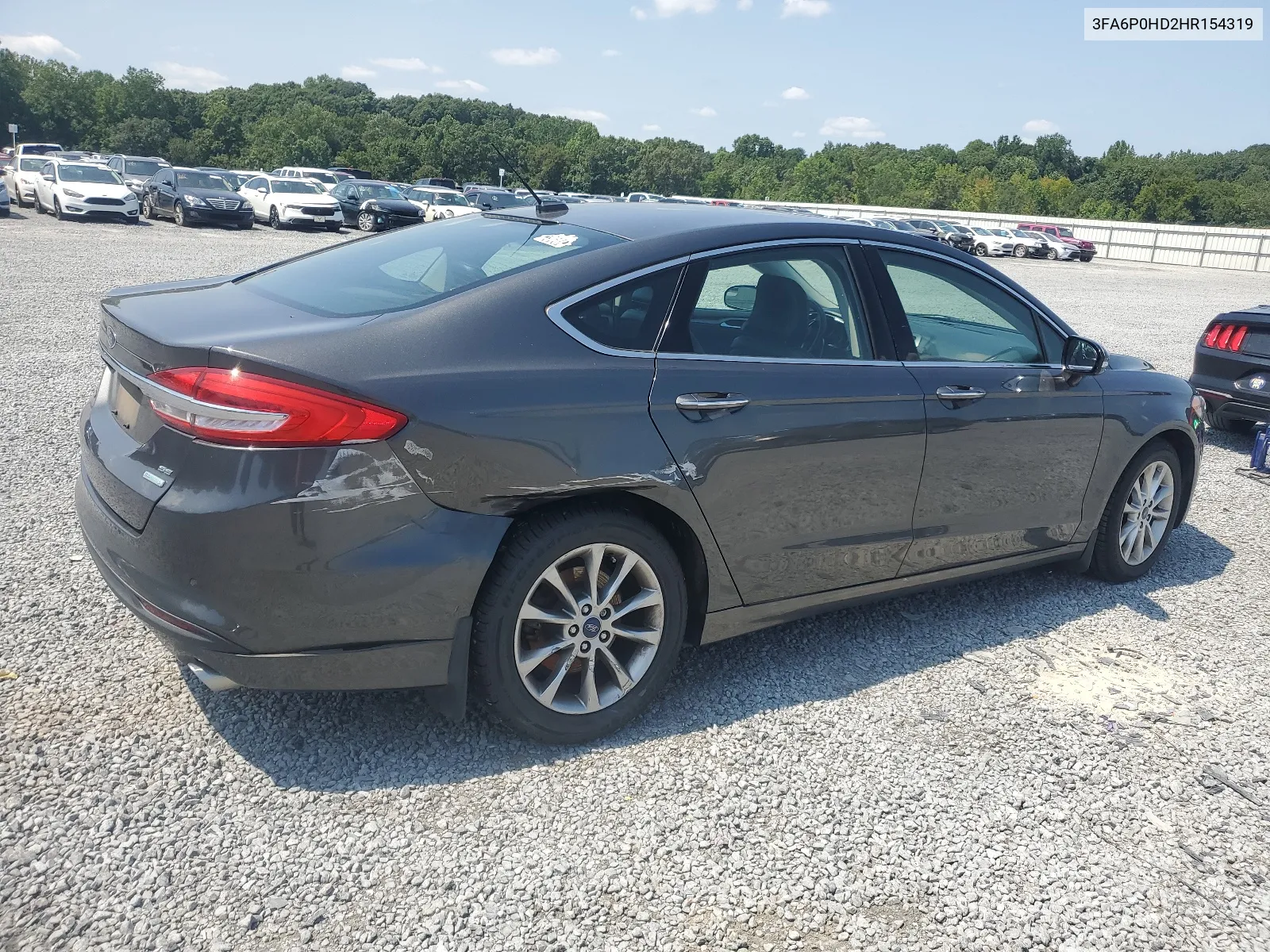 2017 Ford Fusion Se VIN: 3FA6P0HD2HR154319 Lot: 67861774