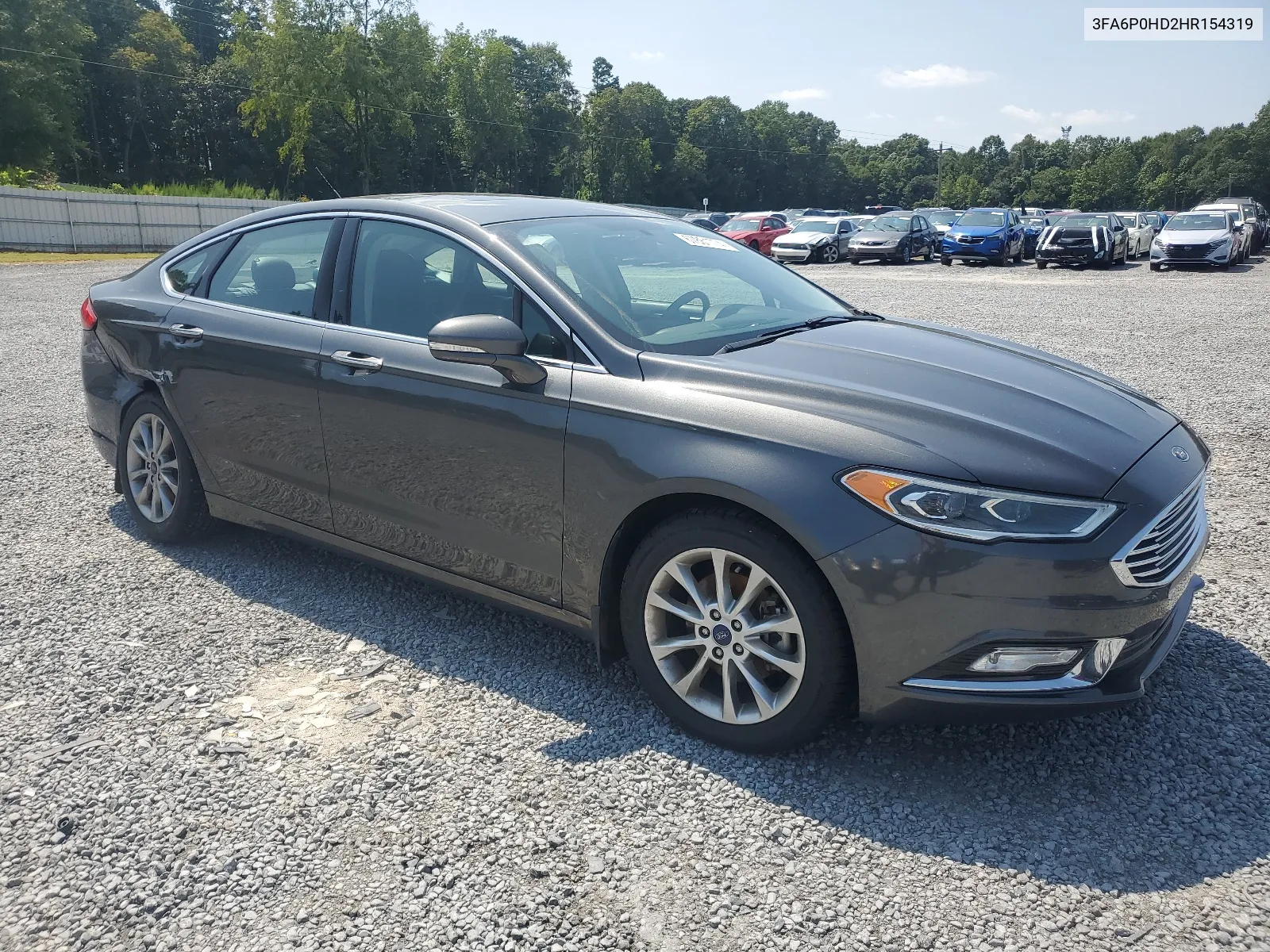 2017 Ford Fusion Se VIN: 3FA6P0HD2HR154319 Lot: 67861774