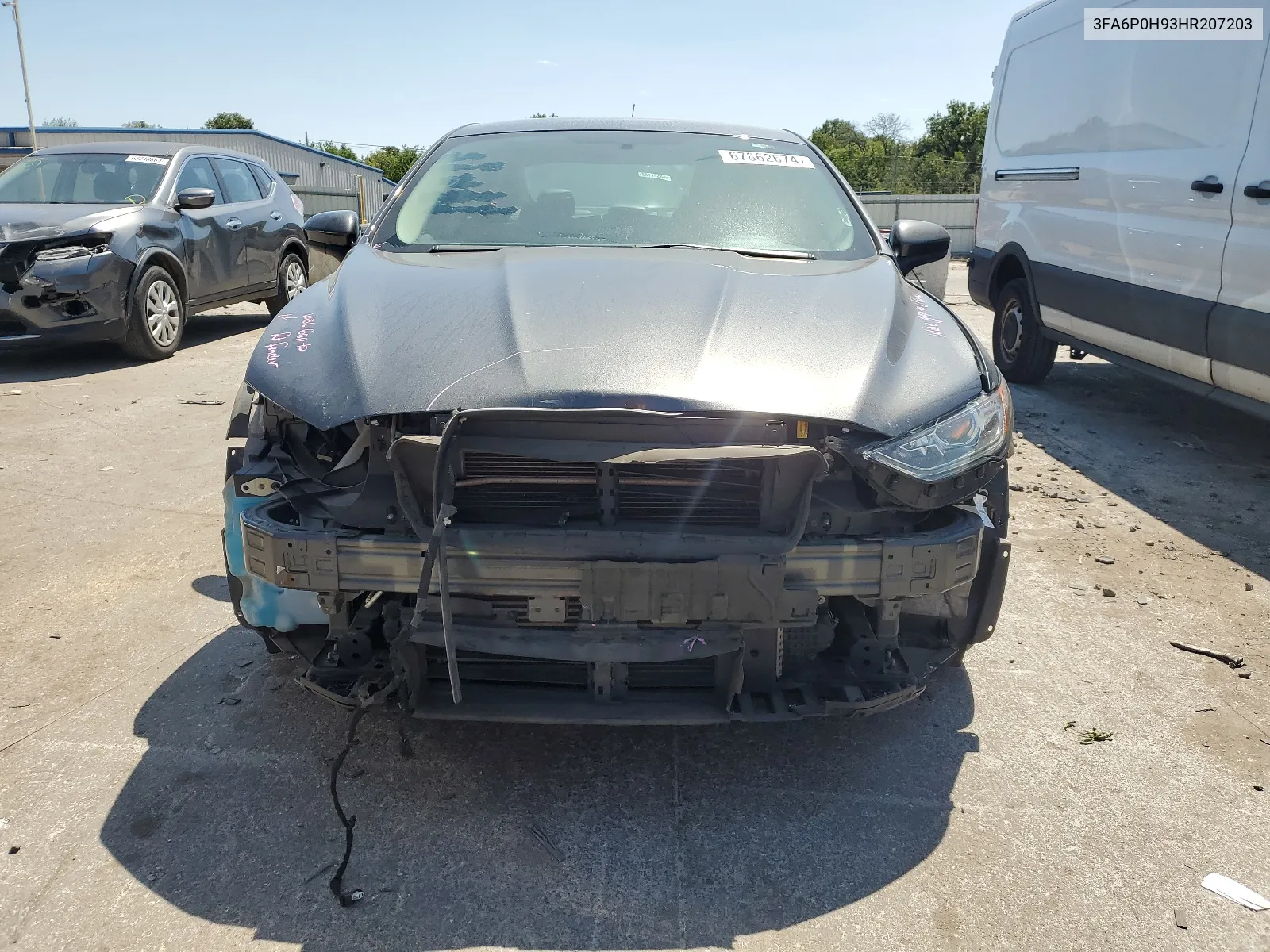 3FA6P0H93HR207203 2017 Ford Fusion Se