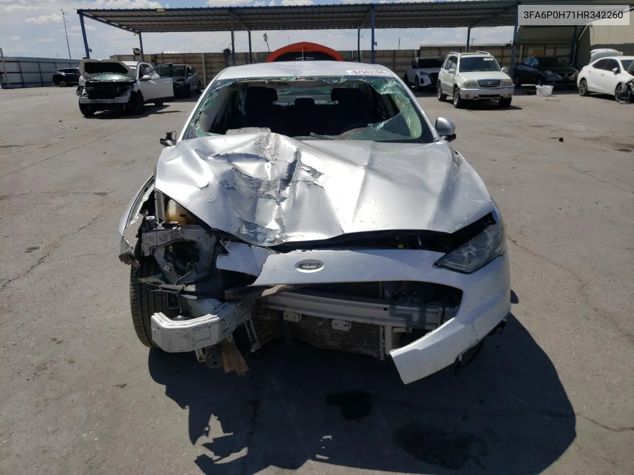 3FA6P0H71HR342260 2017 Ford Fusion Se