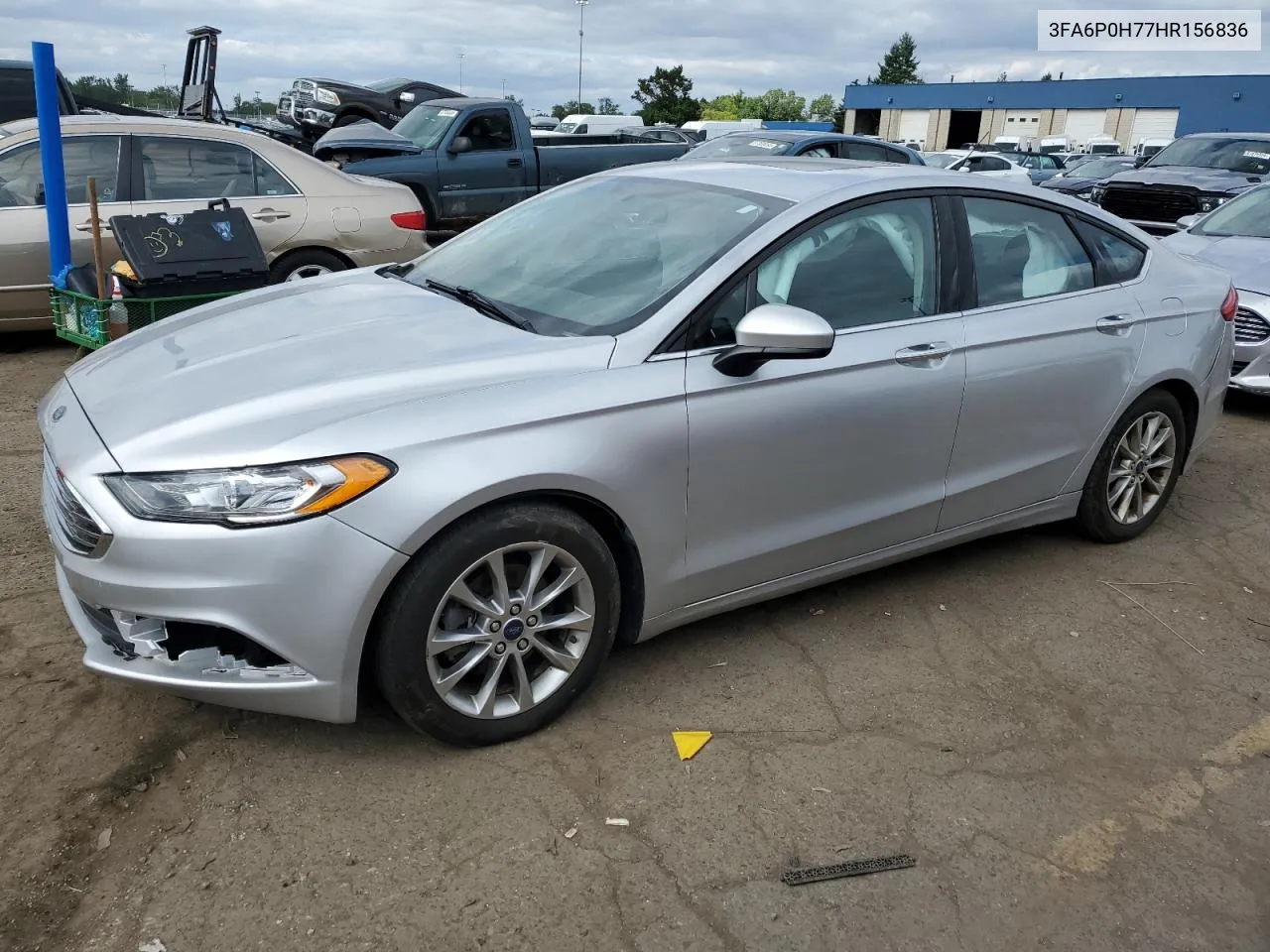 2017 Ford Fusion Se VIN: 3FA6P0H77HR156836 Lot: 68255764