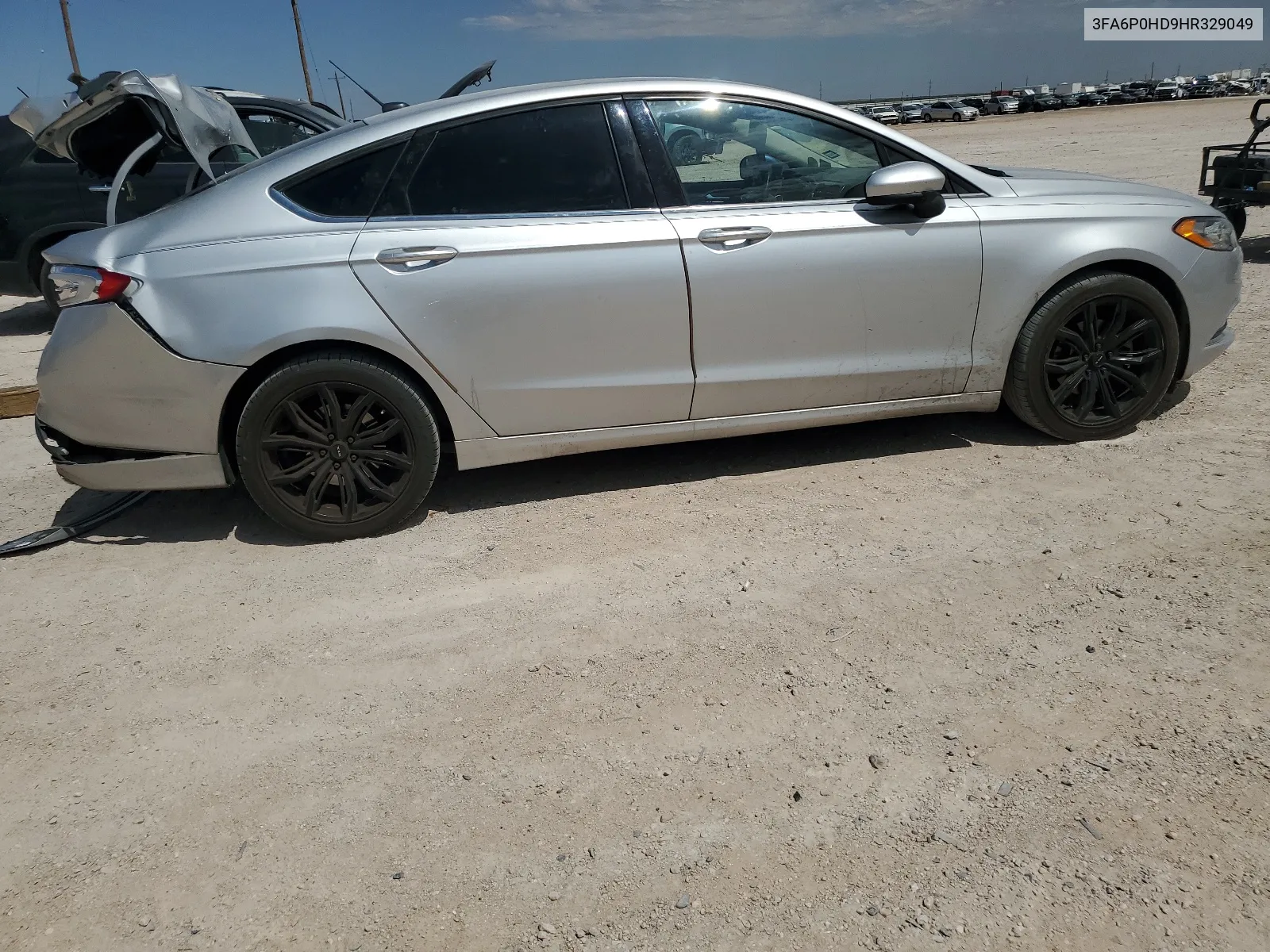 2017 Ford Fusion Se VIN: 3FA6P0HD9HR329049 Lot: 68287414