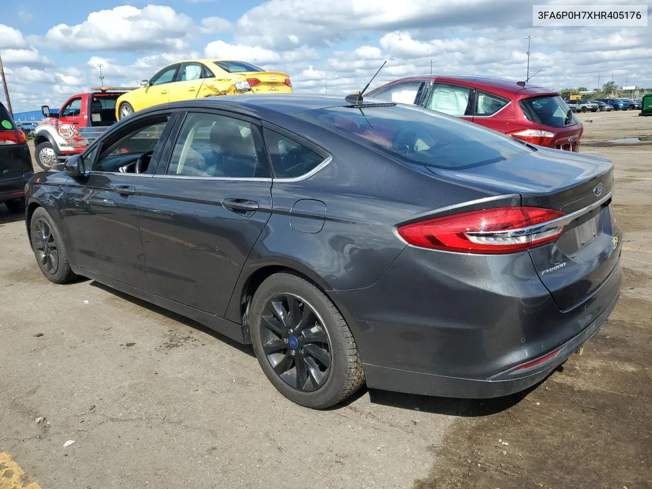 2017 Ford Fusion Se VIN: 3FA6P0H7XHR405176 Lot: 68292074