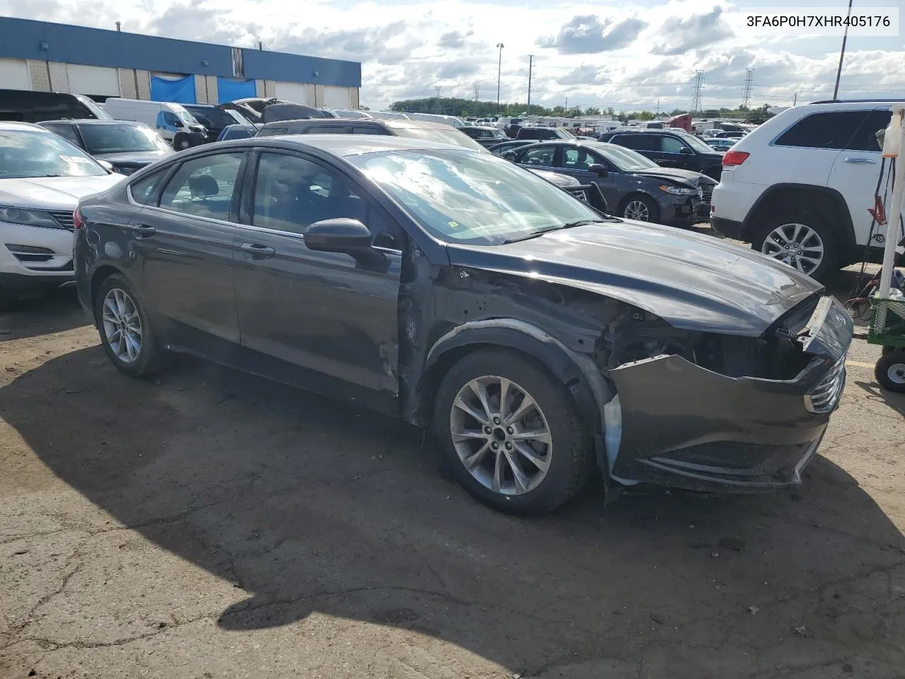 2017 Ford Fusion Se VIN: 3FA6P0H7XHR405176 Lot: 68292074