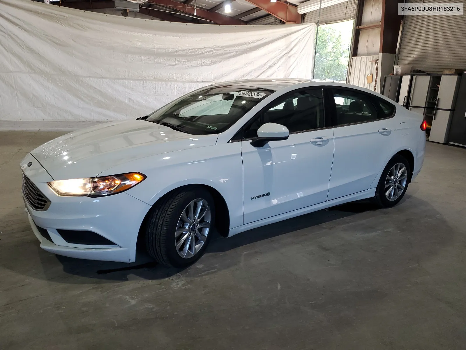 2017 Ford Fusion S Hybrid VIN: 3FA6P0UU8HR183216 Lot: 68435524