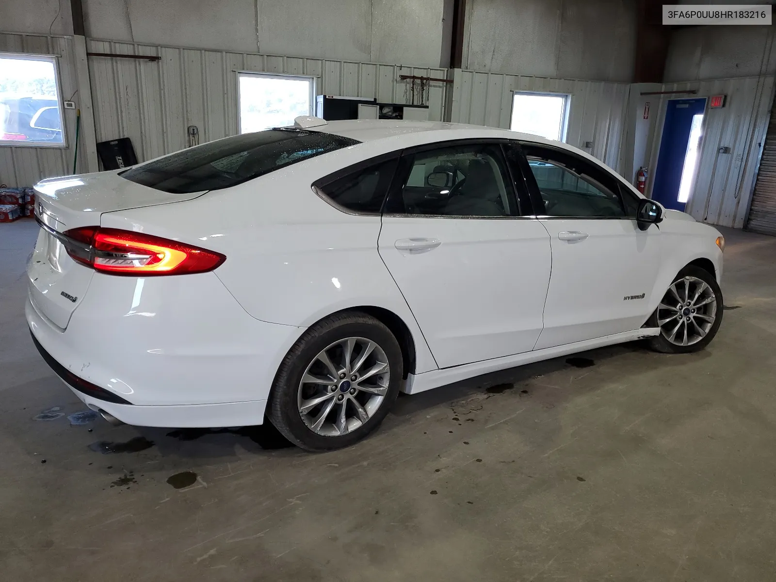 2017 Ford Fusion S Hybrid VIN: 3FA6P0UU8HR183216 Lot: 68435524