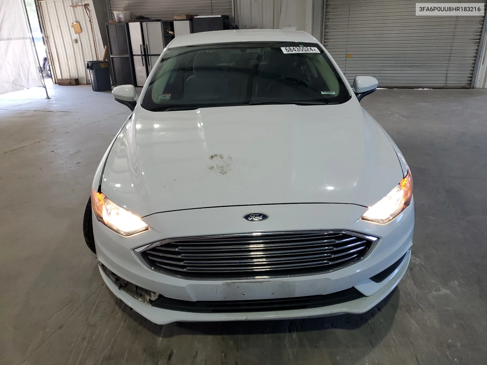 2017 Ford Fusion S Hybrid VIN: 3FA6P0UU8HR183216 Lot: 68435524