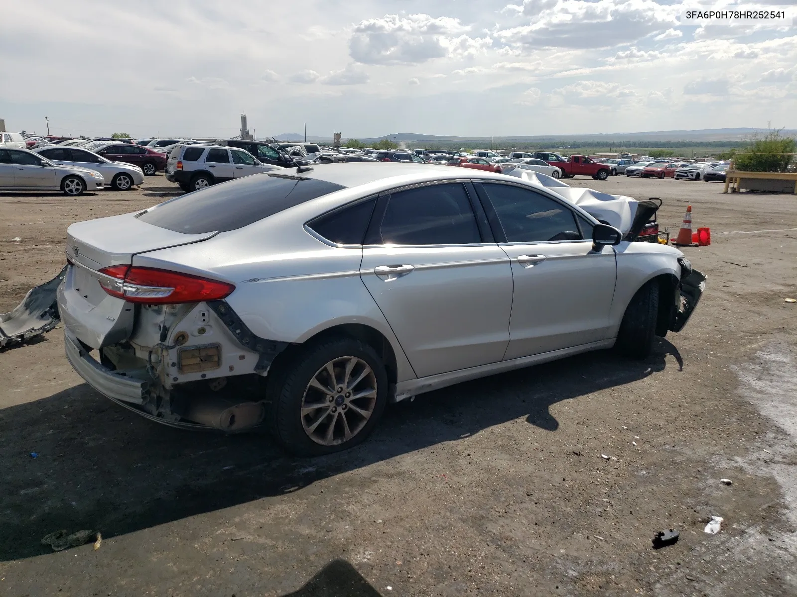 2017 Ford Fusion Se VIN: 3FA6P0H78HR252541 Lot: 68520194