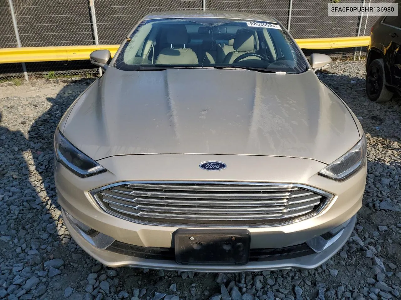 2017 Ford Fusion Se Phev VIN: 3FA6P0PU3HR136980 Lot: 68539694