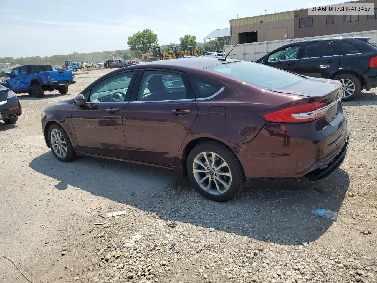 2017 Ford Fusion Se VIN: 3FA6P0H73HR413457 Lot: 68567024