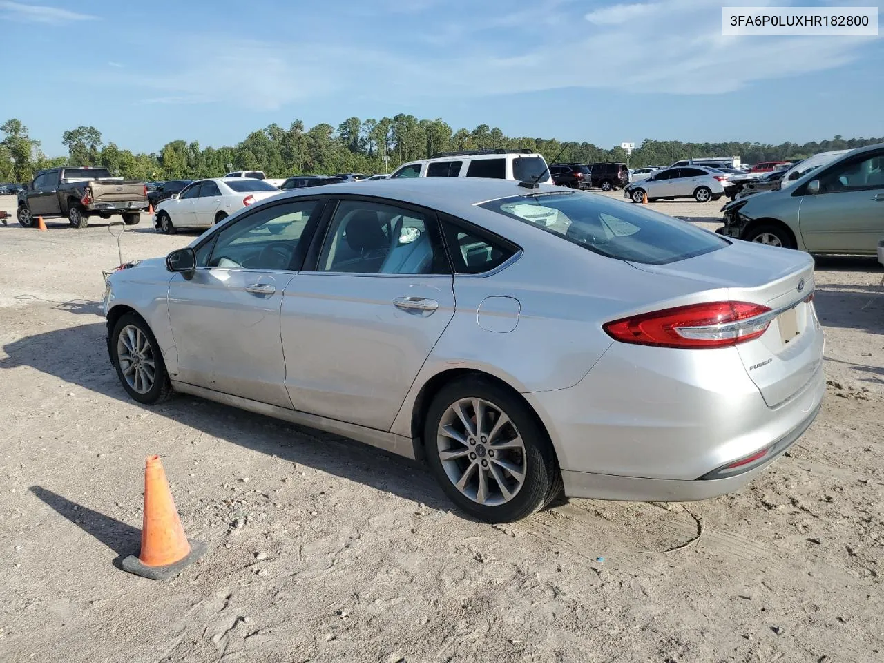 2017 Ford Fusion Se Hybrid VIN: 3FA6P0LUXHR182800 Lot: 68571224