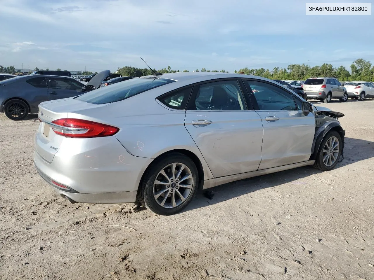 2017 Ford Fusion Se Hybrid VIN: 3FA6P0LUXHR182800 Lot: 68571224