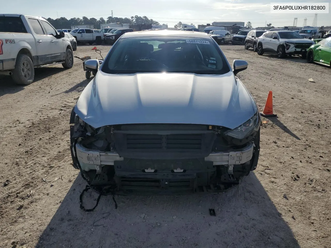 2017 Ford Fusion Se Hybrid VIN: 3FA6P0LUXHR182800 Lot: 68571224