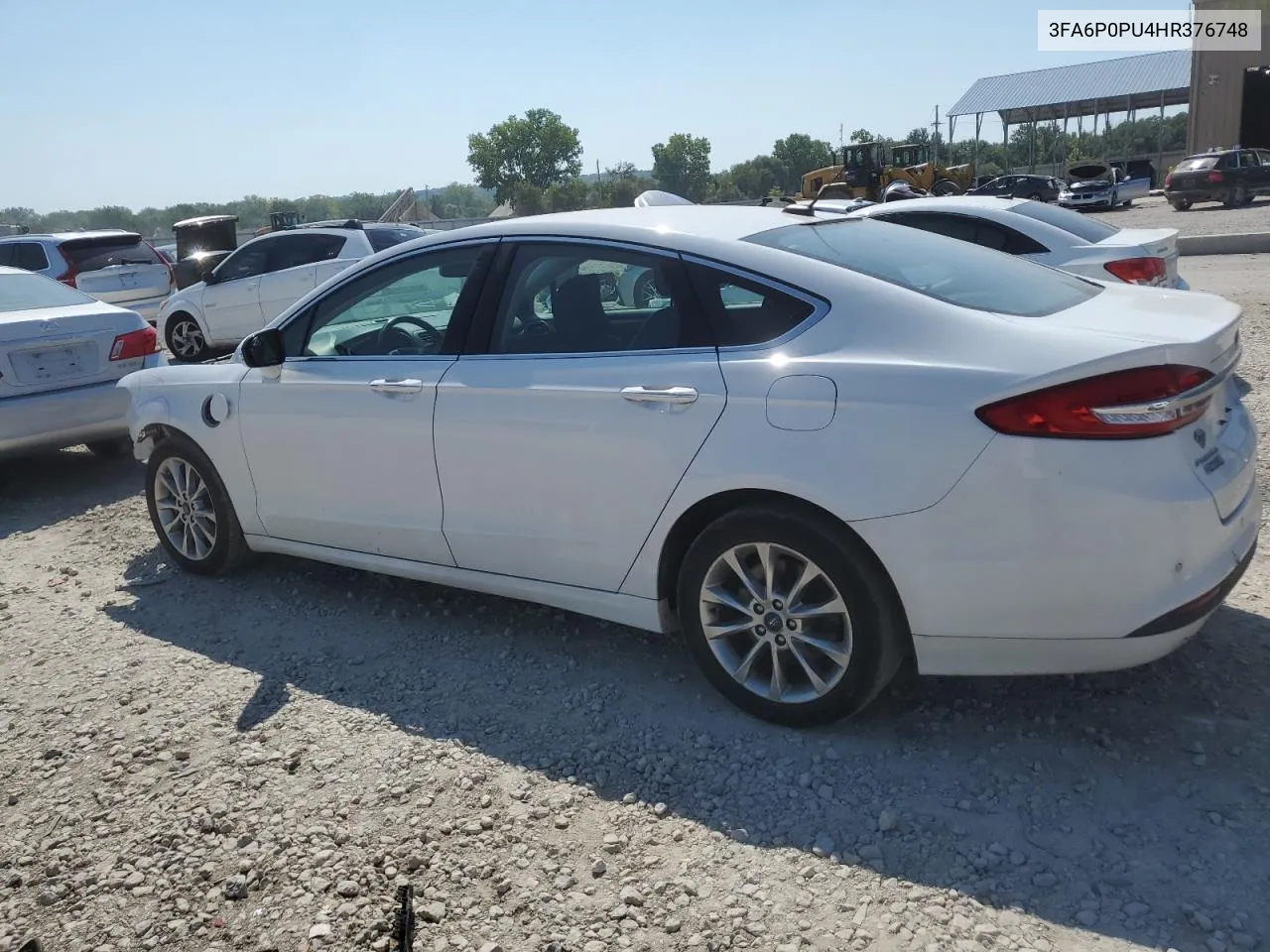 2017 Ford Fusion Se Phev VIN: 3FA6P0PU4HR376748 Lot: 68811654