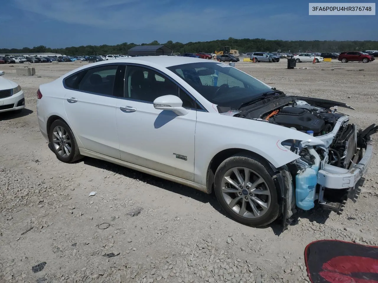 3FA6P0PU4HR376748 2017 Ford Fusion Se Phev