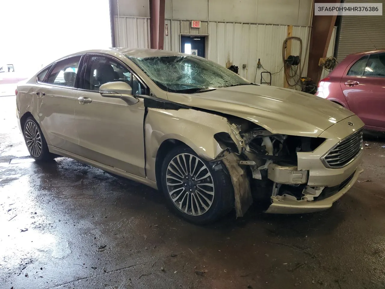 3FA6P0H94HR376386 2017 Ford Fusion Se