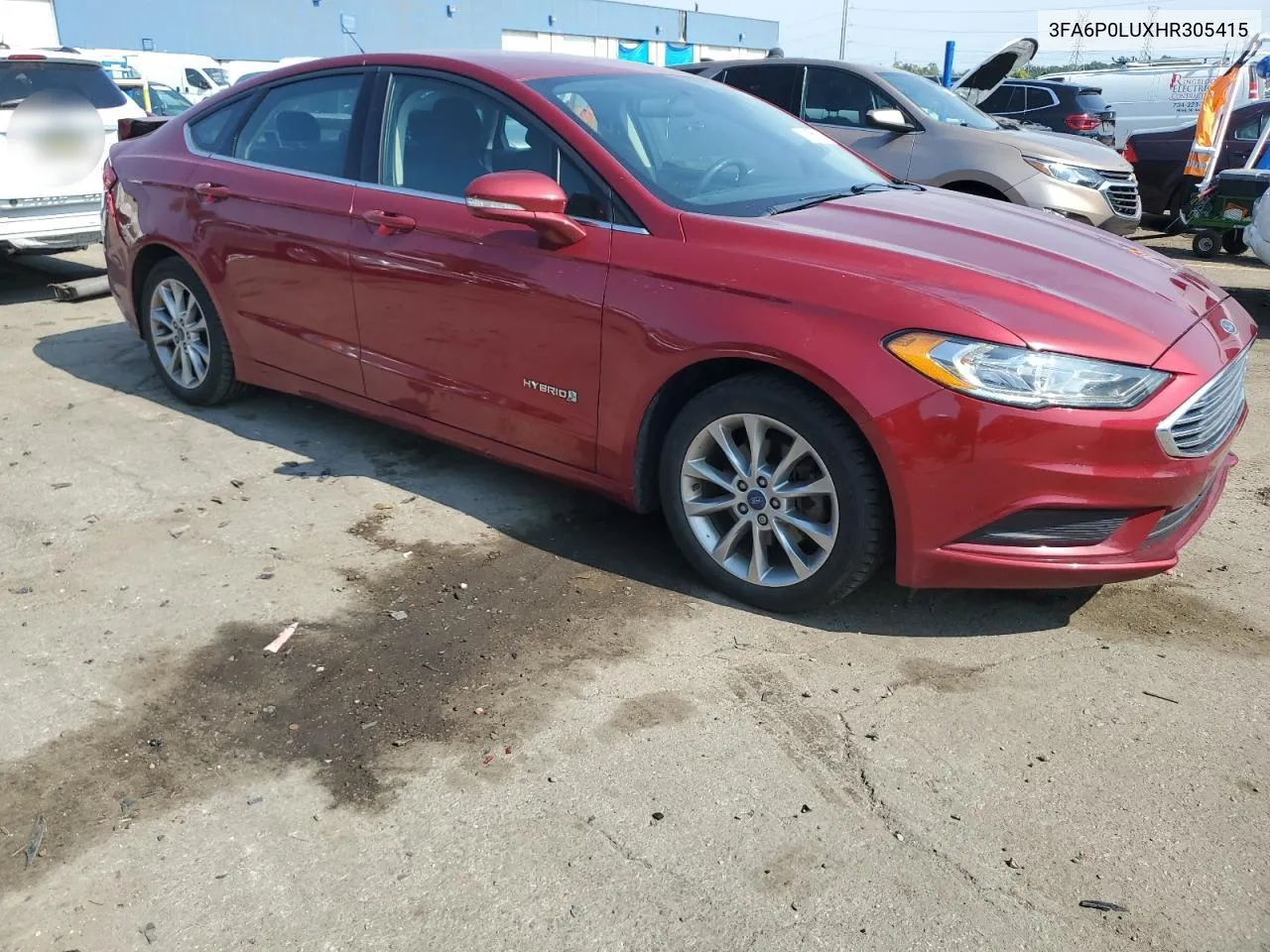 3FA6P0LUXHR305415 2017 Ford Fusion Se Hybrid