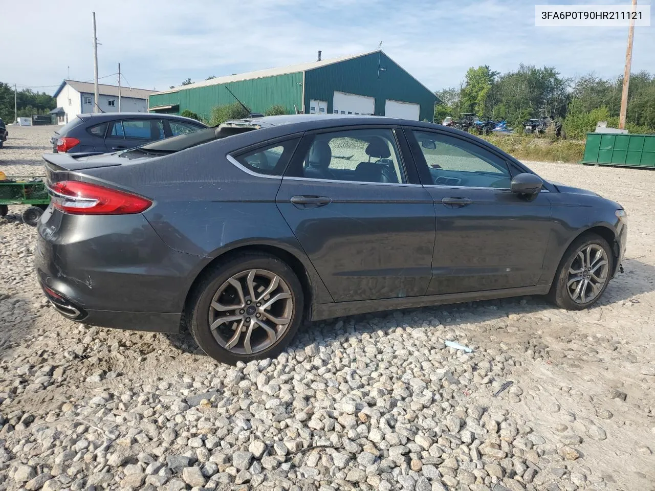 2017 Ford Fusion Se VIN: 3FA6P0T90HR211121 Lot: 69188984