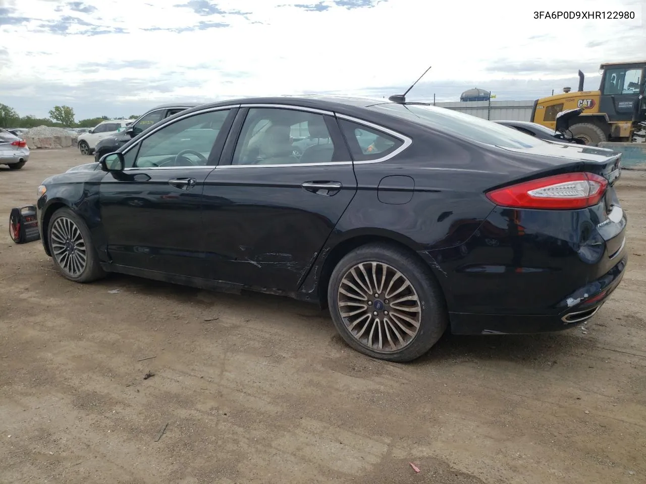 2017 Ford Fusion Titanium VIN: 3FA6P0D9XHR122980 Lot: 69195584