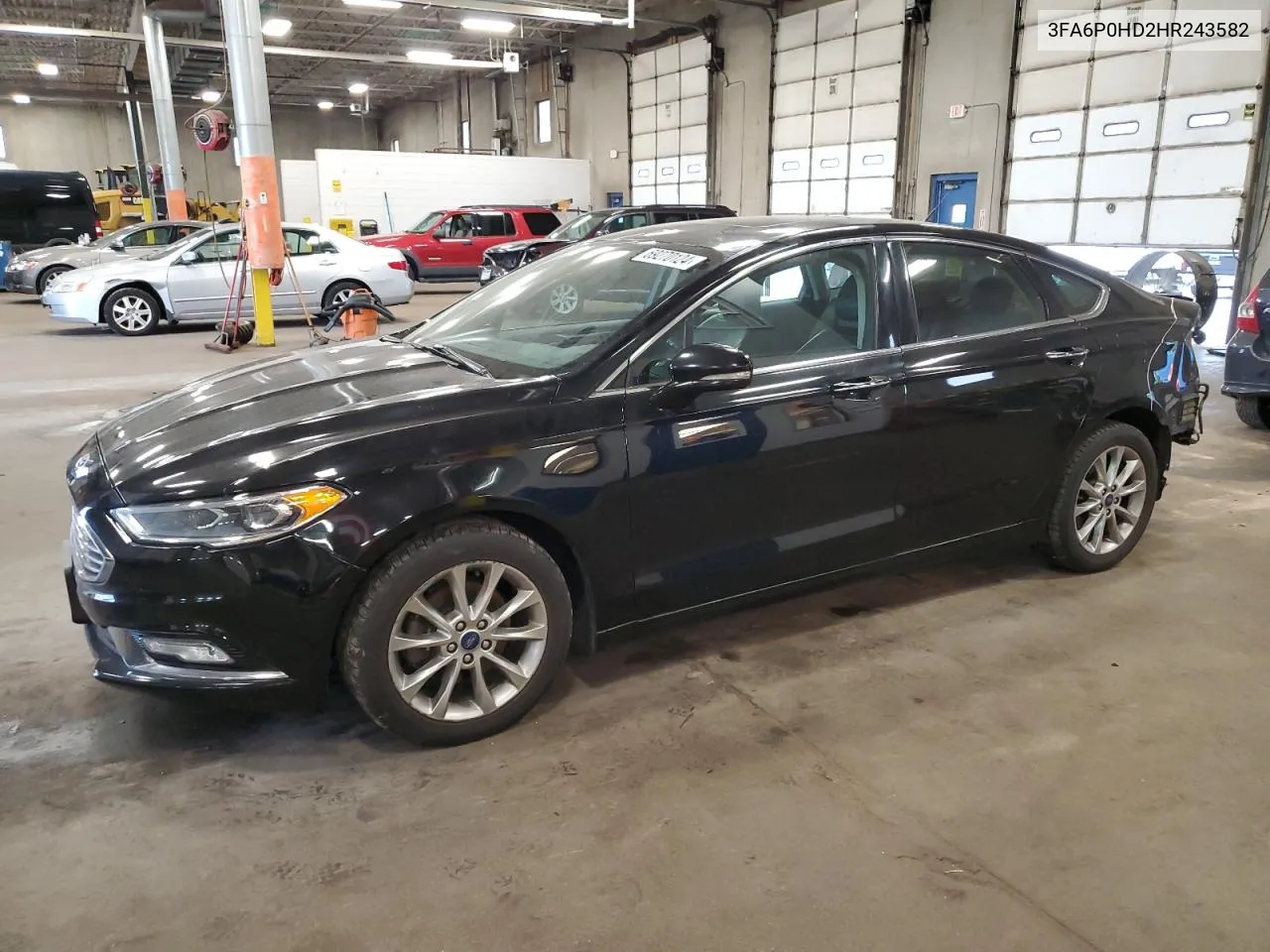 2017 Ford Fusion Se VIN: 3FA6P0HD2HR243582 Lot: 69270124