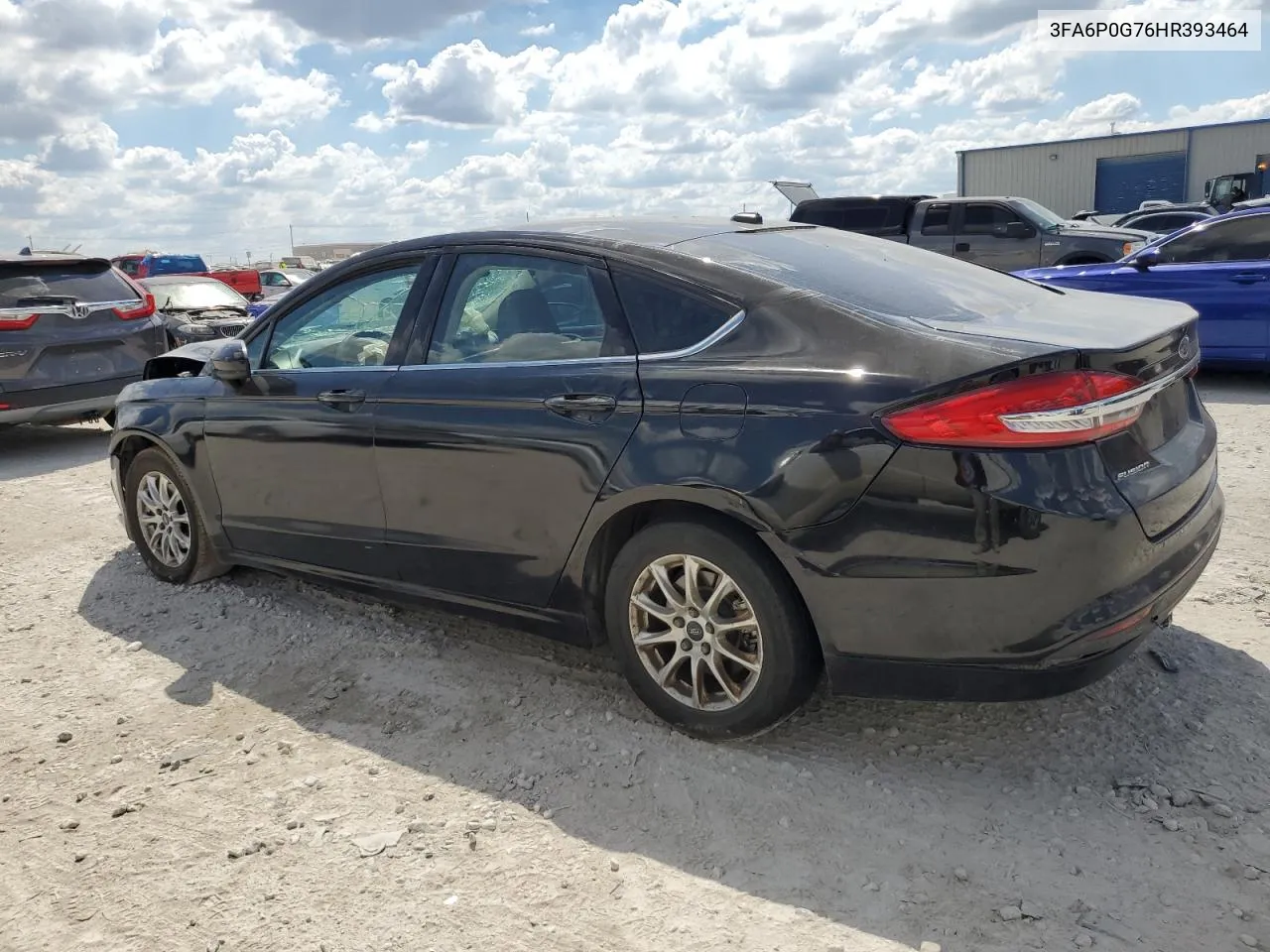 2017 Ford Fusion S VIN: 3FA6P0G76HR393464 Lot: 69329494