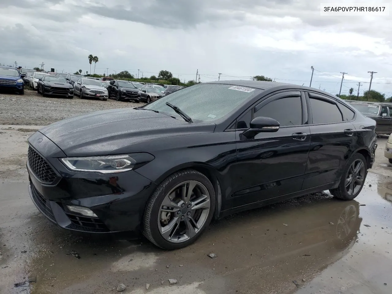 2017 Ford Fusion Sport VIN: 3FA6P0VP7HR186617 Lot: 69461504