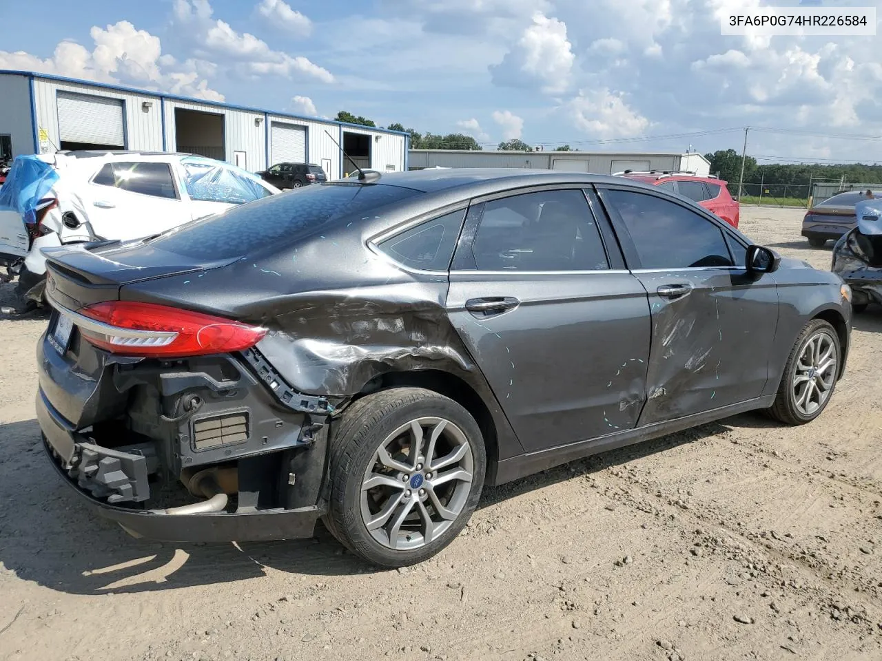 2017 Ford Fusion S VIN: 3FA6P0G74HR226584 Lot: 69579224