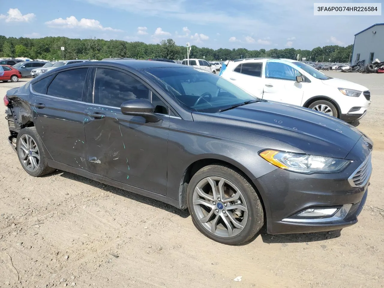 2017 Ford Fusion S VIN: 3FA6P0G74HR226584 Lot: 69579224