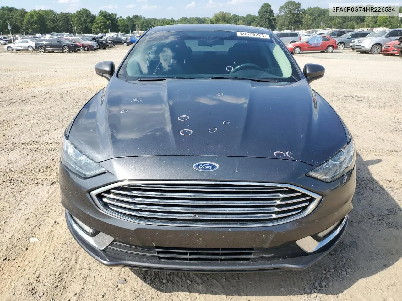 2017 Ford Fusion S VIN: 3FA6P0G74HR226584 Lot: 69579224