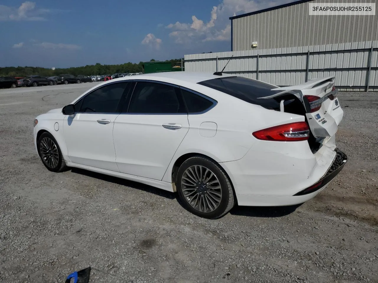 2017 Ford Fusion Titanium Phev VIN: 3FA6P0SU0HR255125 Lot: 69640114