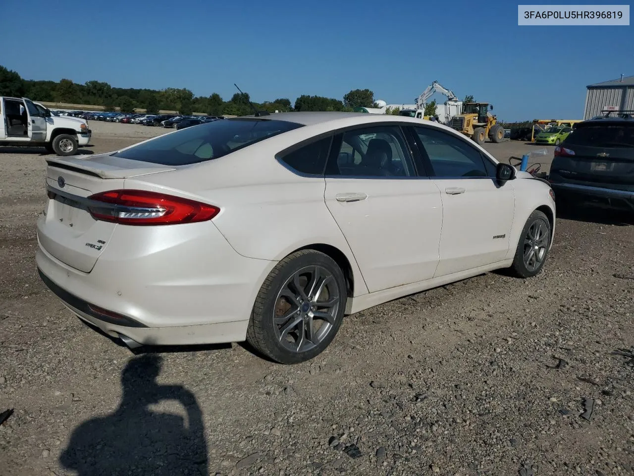 2017 Ford Fusion Se Hybrid VIN: 3FA6P0LU5HR396819 Lot: 69746904