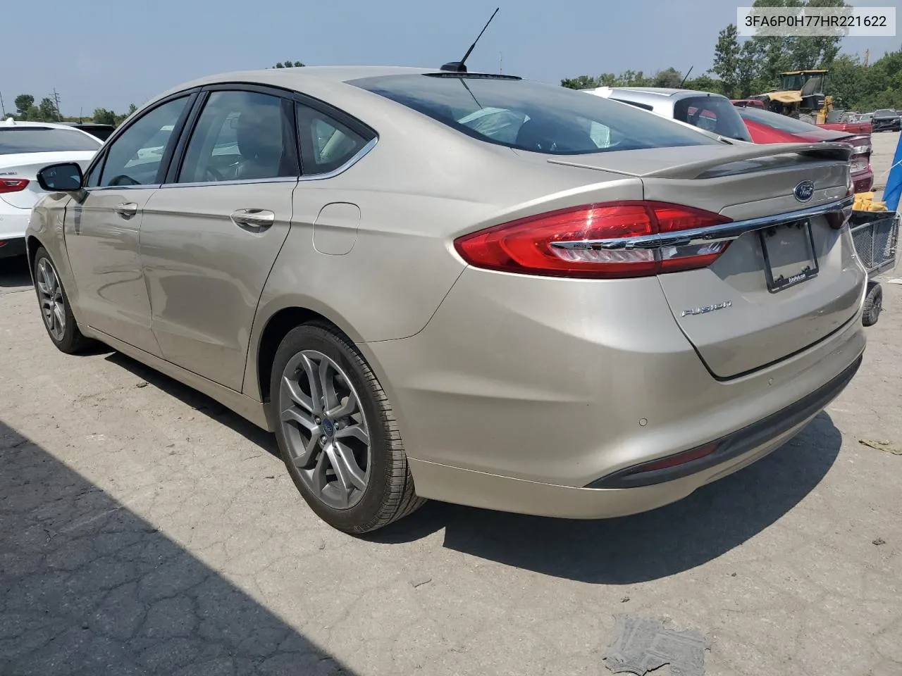 2017 Ford Fusion Se VIN: 3FA6P0H77HR221622 Lot: 69754284