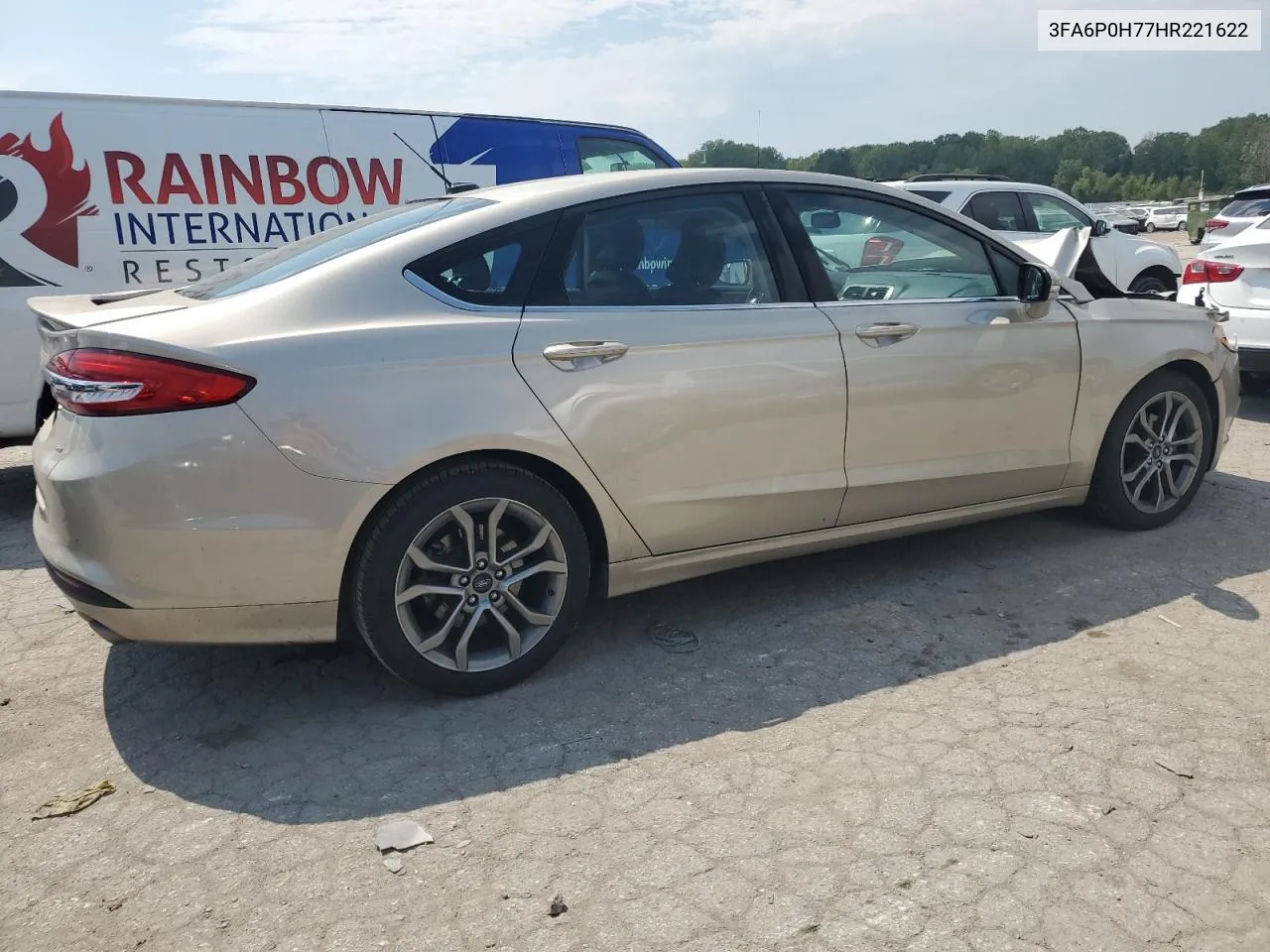 2017 Ford Fusion Se VIN: 3FA6P0H77HR221622 Lot: 69754284