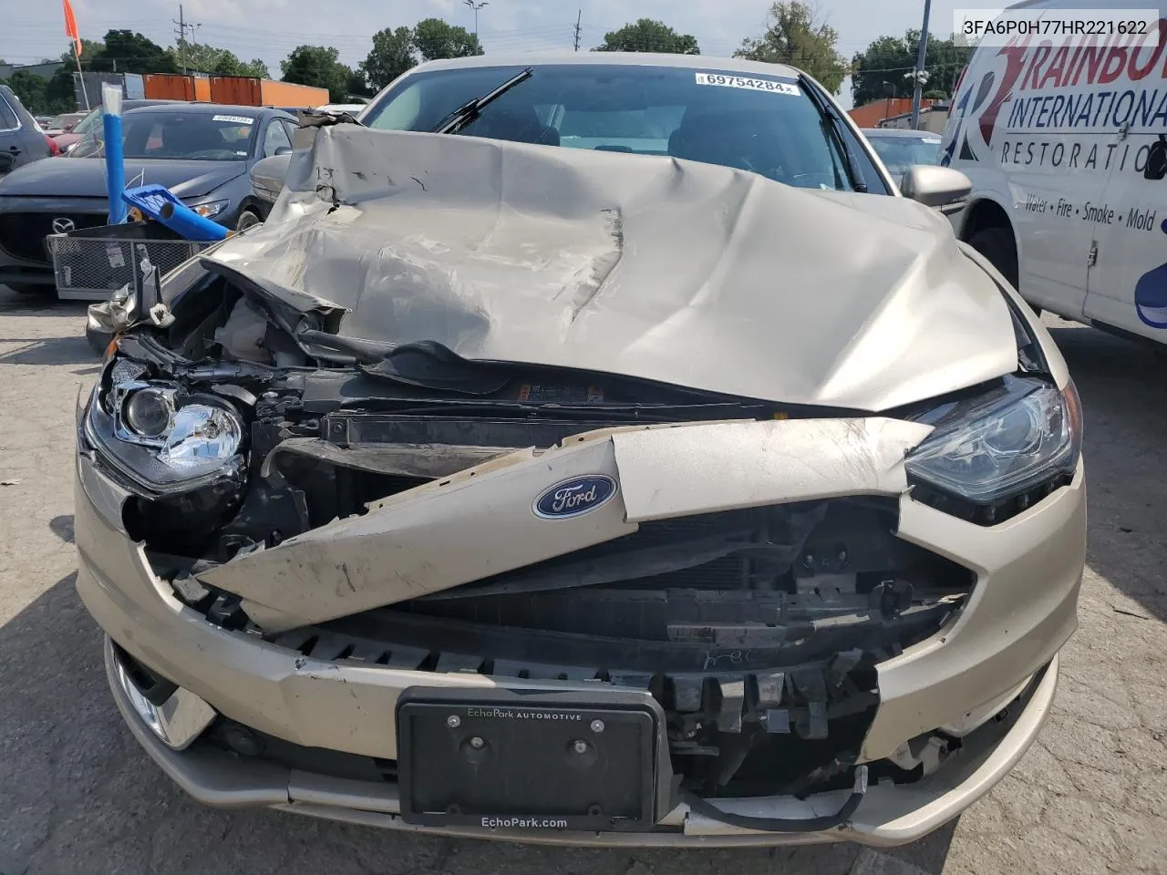 3FA6P0H77HR221622 2017 Ford Fusion Se