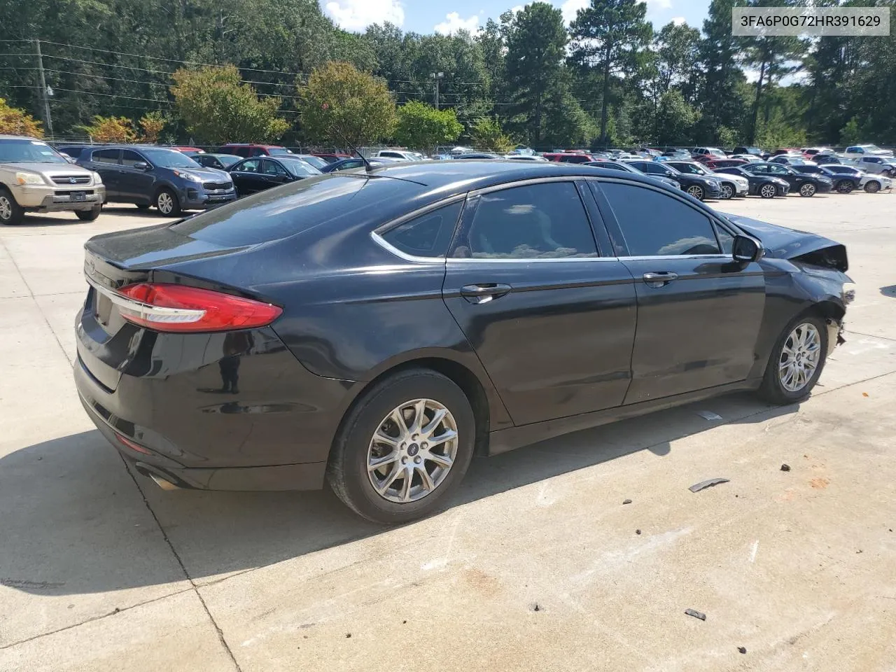 2017 Ford Fusion S VIN: 3FA6P0G72HR391629 Lot: 69785674