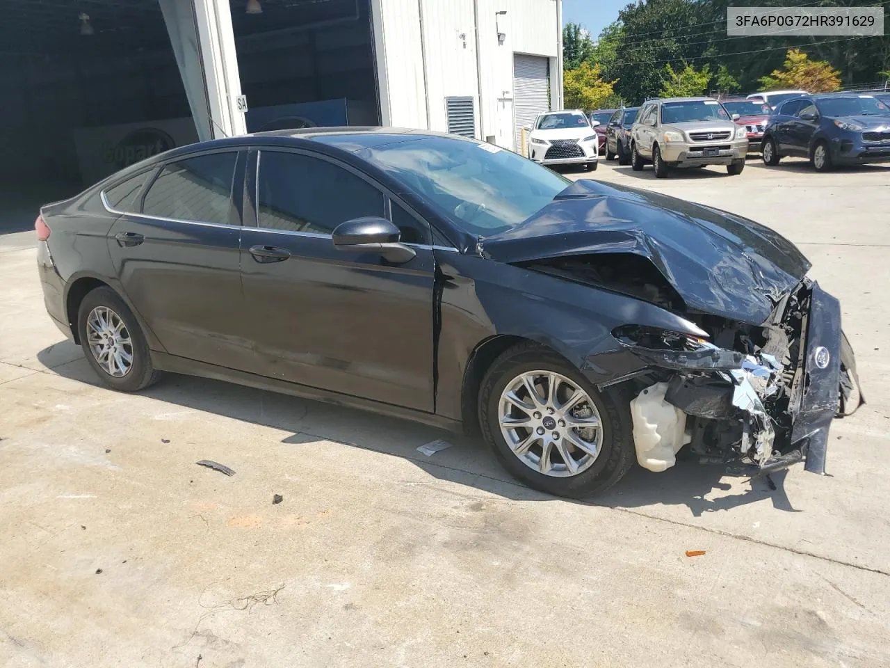 2017 Ford Fusion S VIN: 3FA6P0G72HR391629 Lot: 69785674