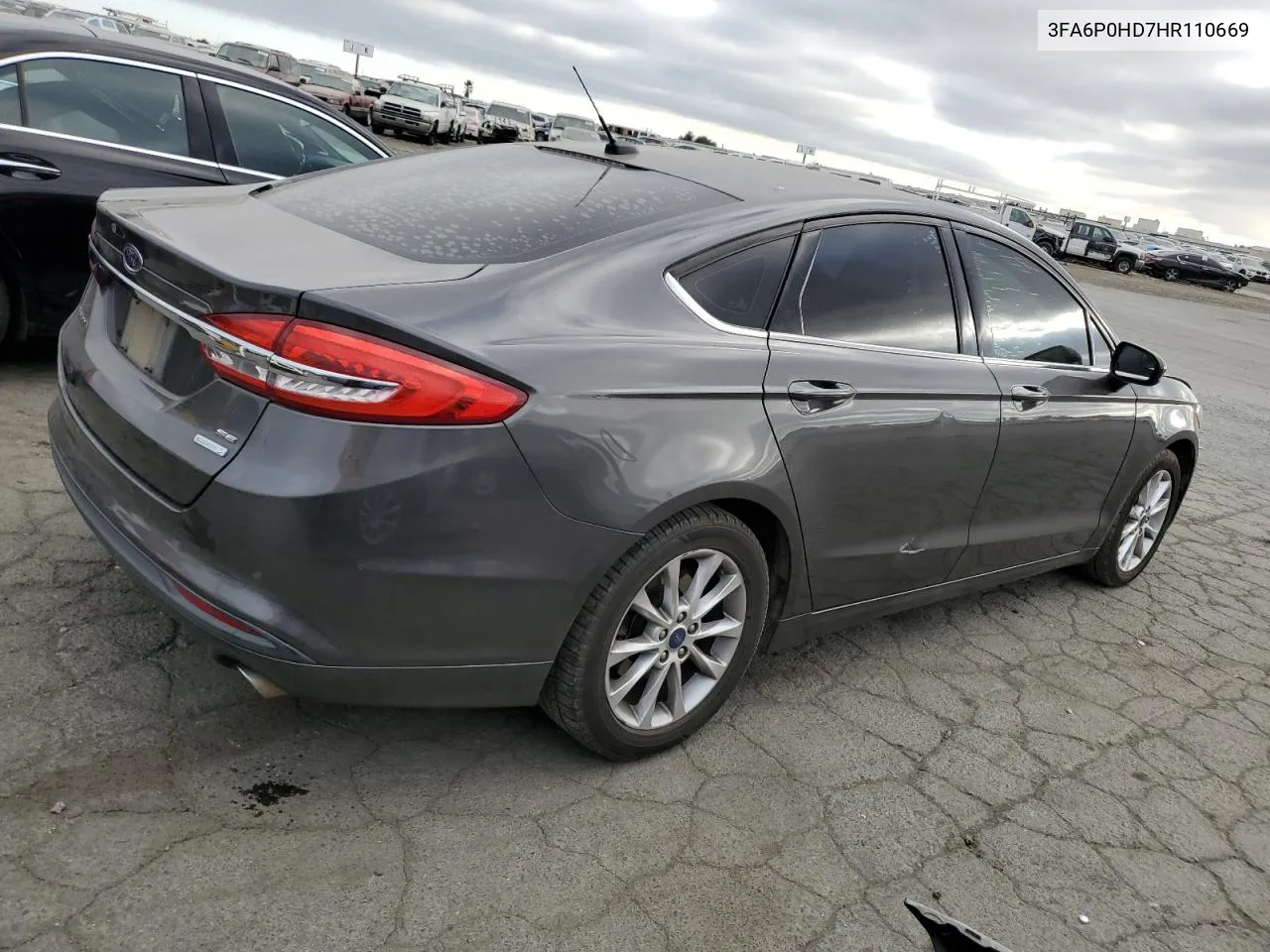 2017 Ford Fusion Se VIN: 3FA6P0HD7HR110669 Lot: 69827074