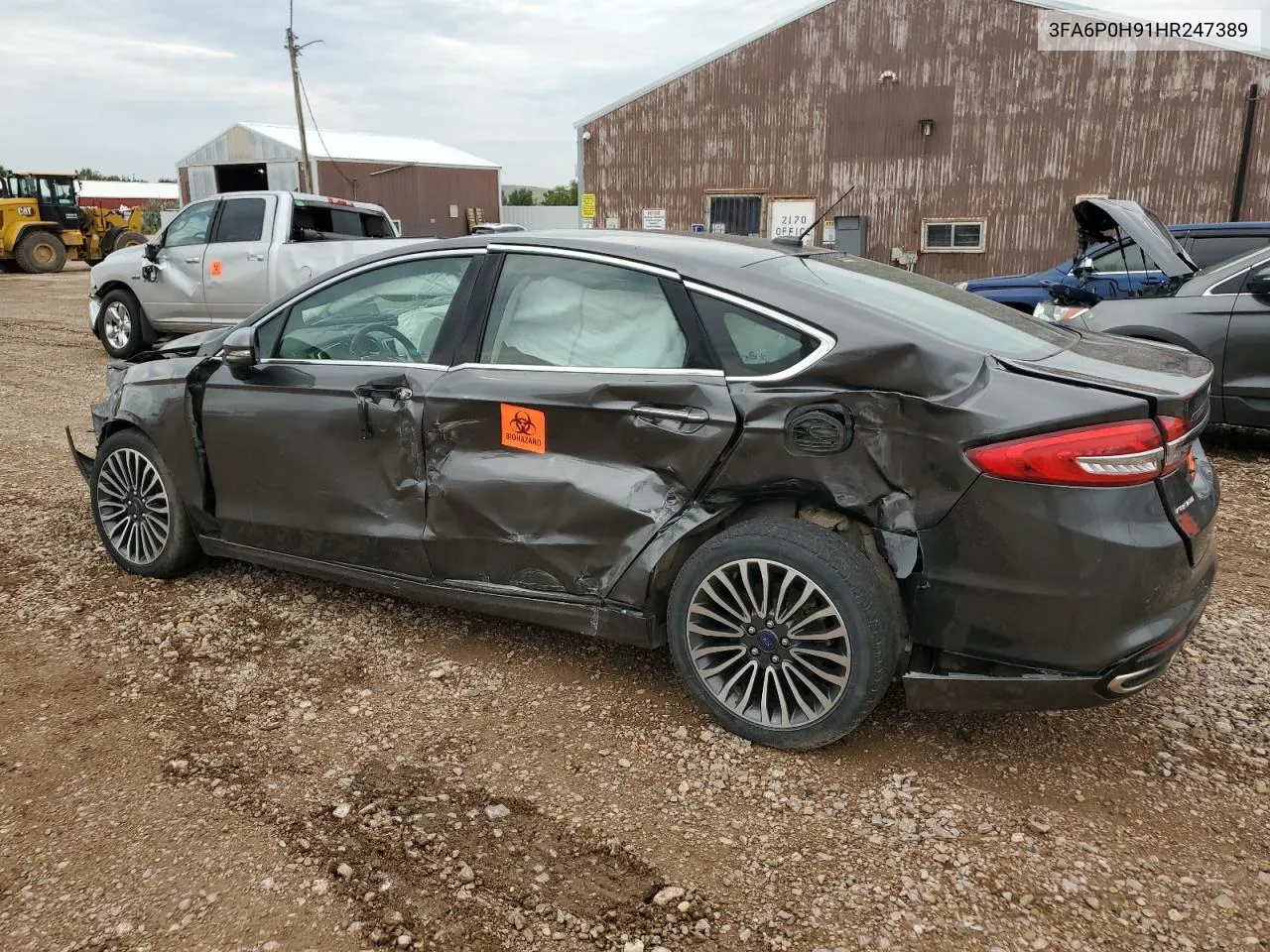 2017 Ford Fusion Se VIN: 3FA6P0H91HR247389 Lot: 69843594