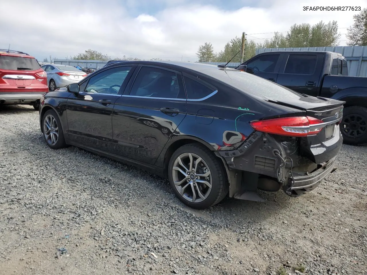 3FA6P0HD6HR277623 2017 Ford Fusion Se